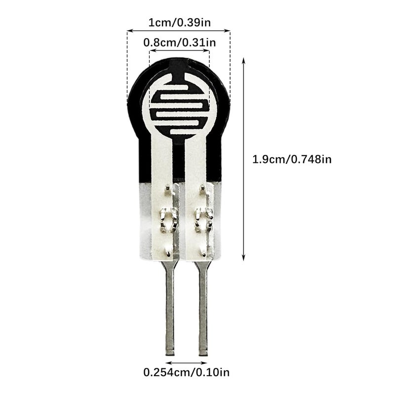 Flylin 2Pcs Thin Film Pressure Sensor, 20g-10Kg Flexible High Precise Force Sensing, Force Sensitive Resistor for Switch Smart Electronics Robot (FSR400) - Image 3